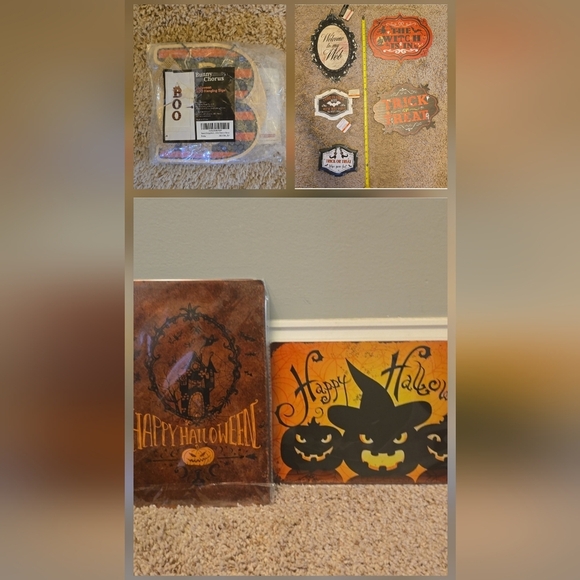 NEW Multiple Halloween Signs For Decorating Or Crafting - Picture 1 of 5